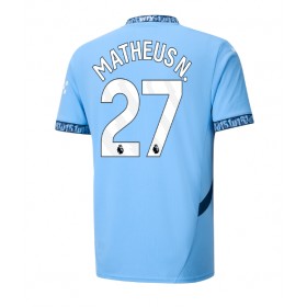 Manchester City Matheus Nunes #27 Hjemme skjorte 2024-25 Kortermet